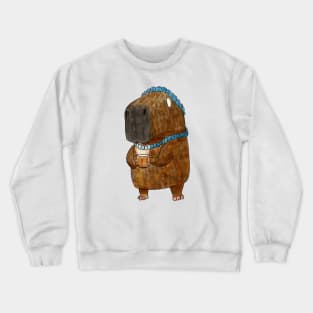 Morning Capybara Crewneck Sweatshirt